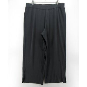 Eileen Fisher Pants XL Wide Leg Straight Ankle Lyocell Pull On NEW